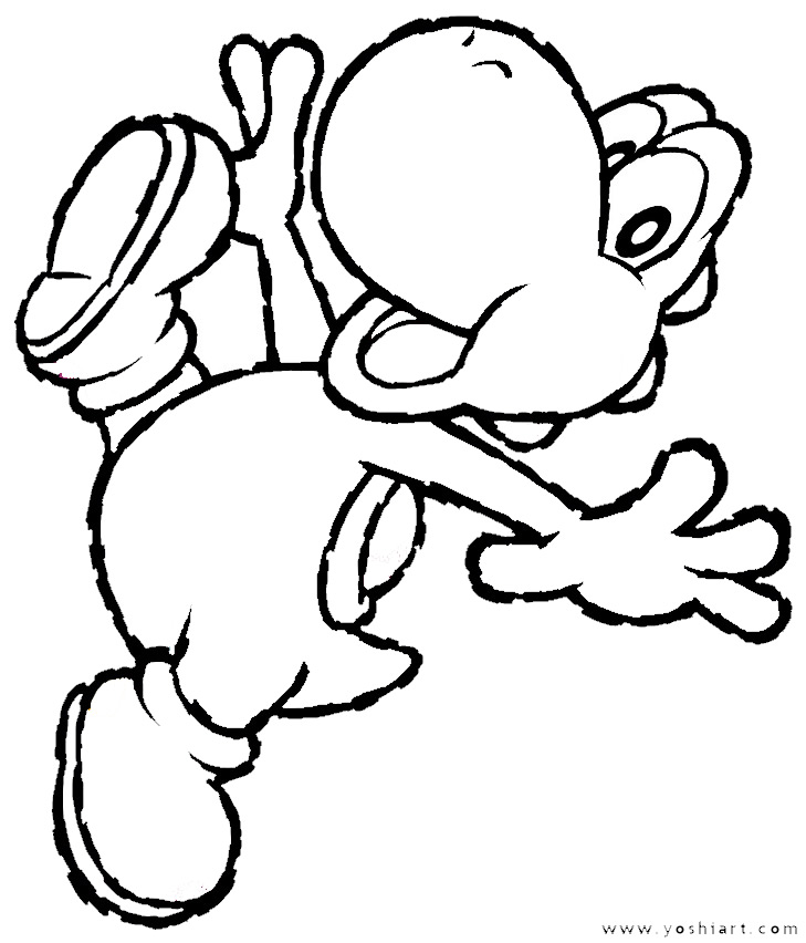 Yoshi Coloring Pages »