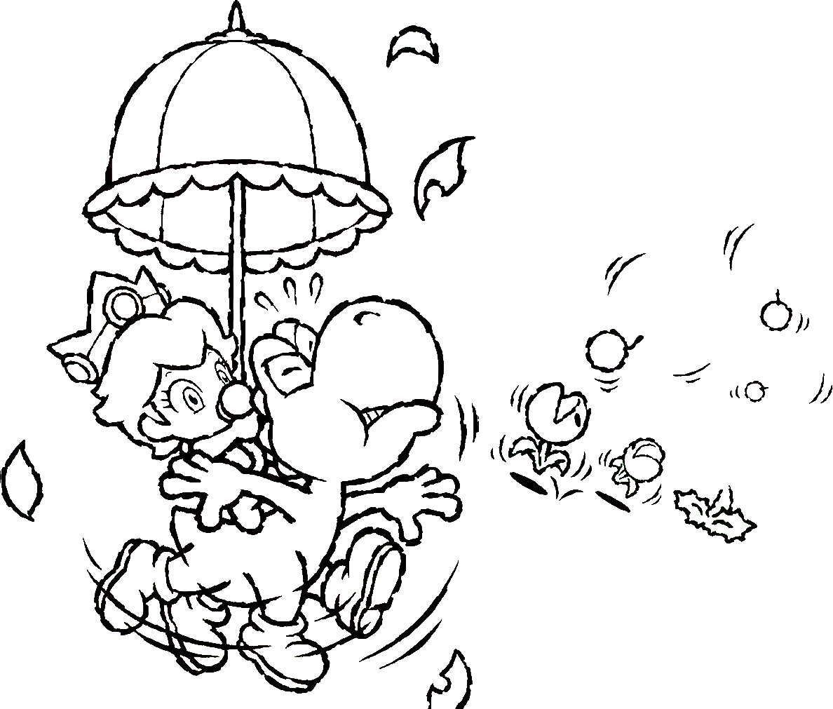 nintendo coloring pages free - photo #24